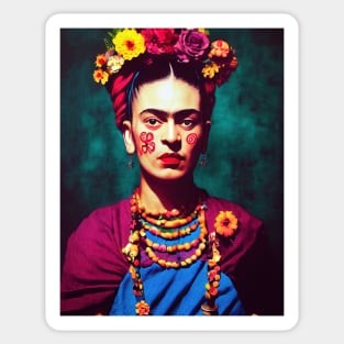 Frida Kahlo Hallowee T-Shirt Sticker